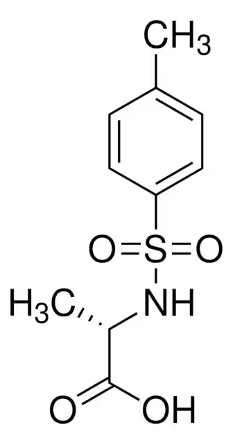 N-Tosyl-L-alanine structure, CAS 21957-58-4