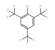 1-Chloro-2,4,6-tris(trifluoromethyl)benzene structure, CAS 444-38-2