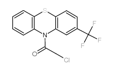 2-Chloro-1-(2-trifluoromethyl-phenothiazin-10-yl)-ethanone structure, CAS 38221-55-5