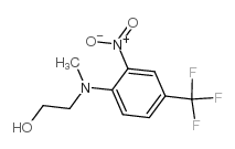 2-[Methyl-2-nitro-4-(trifluoromethyl)anilino]ethan-1-ol structure, CAS 103748-04-5