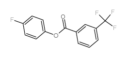 4-Fluorophenyl3-(trifluoromethyl)benzoate structure, CAS 218929-27-2