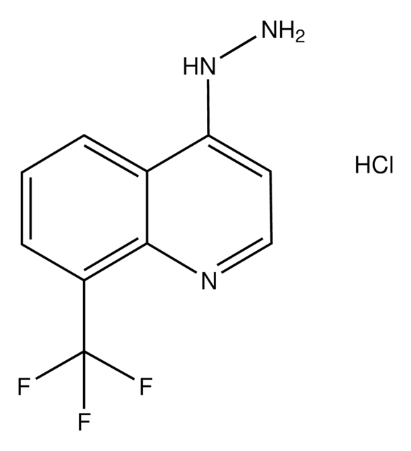 4-Hydrazino-8-trifluoromethyl-quinoline structure, CAS 57369-92-3