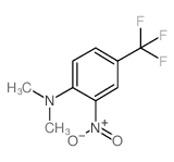 4-Dimethylamino-3-nitrobenzotrifluoride structure, CAS 40700-38-7