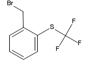 2-(Trifluoromethylthio)benzylbromide structure, CAS 238403-52-6