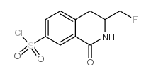 3-(Fluoromethyl)-1-oxo-1,2,3,4-tetrahydroisoquinoline-7-sulfonylchloride structure, CAS 247050-23-3