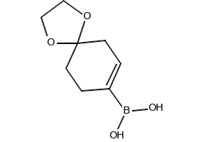 1,4-Dioxa-spiro[4,5]dec-7-en-8-boronicacid structure, CAS 850567-90-7