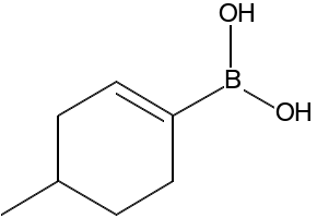 4-Methyl-1-cyclohexen-1-ylboronicacid structure, CAS 850567-92-9