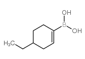 4-Ethylcyclohexen-1-ylboronicacid structure, CAS 871329-72-5