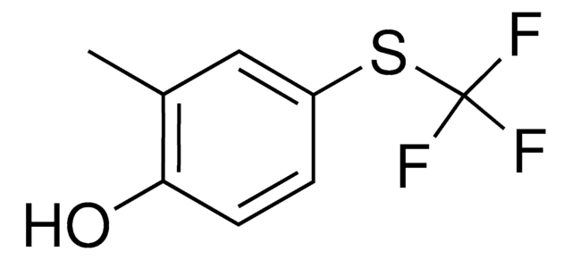 2-Methyl-4-(trifluoromethylthio)phenol structure, CAS 709-96-6