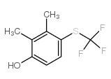 2,4-Dimethyl-4-(trifluoromethylthio)phenol structure, CAS 129644-70-8