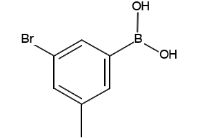 (3-Bromo-5-methylphenyl)boronicacid structure, CAS 849062-36-8