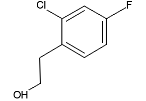 2-Chloro-4-fluorophenethylalcohol structure, CAS 214262-87-0