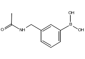 (3-Acetamidomethylphenyl)boronicacid structure, CAS 850568-42-2