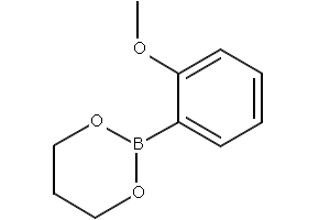 2-(2-Methoxyphenyl)-1,3,2-dioxaborinane structure, CAS 141522-26-1