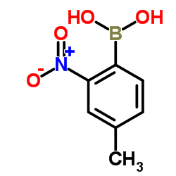 (4-Methyl-2-nitrophenyl)boronicacid structure, CAS 143697-03-4