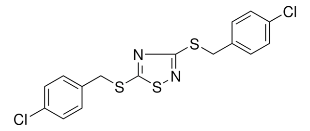 3,5-Bis(cyanomethylthio)-1,2,4-thiadiazole structure, CAS 332110-36-8