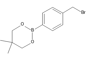 (3-Bromomethylphenyl)boronicacidneopentylglycolester structure, CAS 143805-78-1