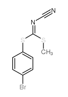 (4-Bromophenyl)methylcyanocarbonimidodithioate structure, CAS 152382-03-1