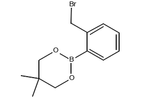 (2-Bromomethylphenyl)boronicacidneopentylglycolester structure, CAS 166821-88-1