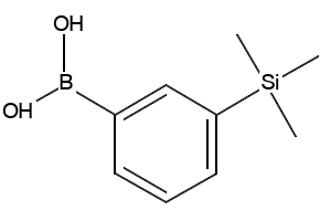 3-Trimethylsilylphenylboronicacid structure, CAS 177171-16-3