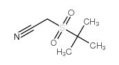 tert-Butylsulfonylacetonitrile structure, CAS 81536-18-7
