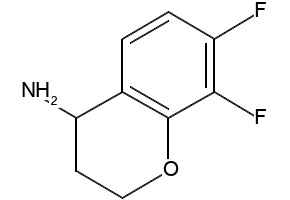 7,8-Difluorochroman-4-amine structure, CAS 886762-83-0