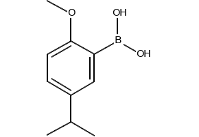 5-Isopropyl-2-methoxyphenylboronicacid structure, CAS 216393-63-4