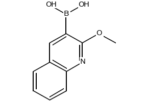 2-Methoxyquinoline-3-boronicacid structure, CAS 886853-93-6