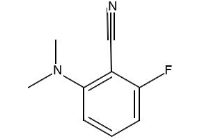 2-Dimethylamino-6-fluorobenzonitrile structure, CAS 96994-73-9