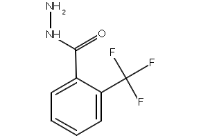 2-(Trifluoromethyl)benzoicacidhydrazide structure, CAS 344-95-6