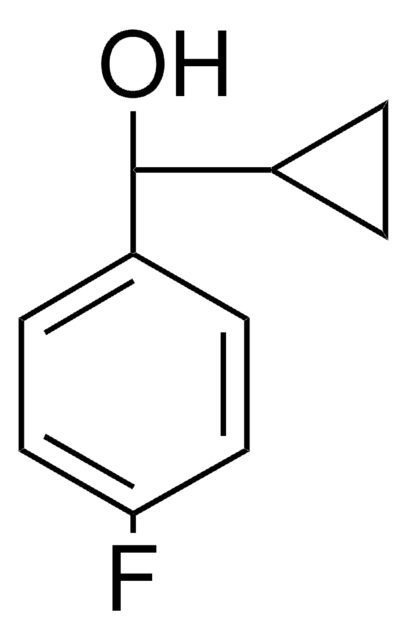 alpha-Cyclopropyl-4-fluorobenzylalcohol structure, CAS 827-88-3