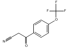4-(Trifluoromethoxy)benzoylacetonitrile structure, CAS 122454-46-0