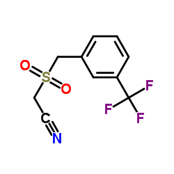 3-(Trifluoromethyl)benzylsulfonylacetonitrile structure, CAS 175276-81-0
