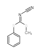 Methylphenylcyanocarbonimidodithioate structure, CAS 152381-91-4