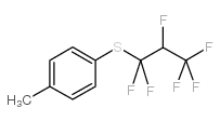 4-(1,1,2,3,3,3-Hexafluoropropylthio)toluene structure, CAS 144429-11-8