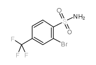 2-Bromo-4-(trifluoromethyl)benzenesulfonamide structure, CAS 351003-63-9