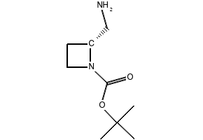 2-Aminomethyl-azetidine-1-carboxylicacidtert-butylesterhydrochloride structure, CAS 887626-82-6