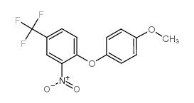 4-(4-Methoxyphenoxy)-3-nitrobenzotrifluoride structure, CAS 1996-69-6