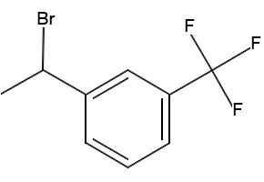 Alpha-Methyl-m-trifluoromethylbenzylbromide structure, CAS 59770-96-6