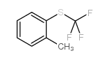 2-(Trifluoromethylthio)toluene structure, CAS 1736-75-0