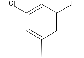 3-Chloro-5-fluorotoluene structure, CAS 93857-90-0
