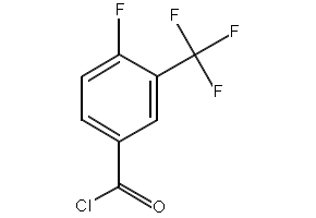4-Fluoro-3-(trifluoromethyl)benzoulchloride structure, CAS 67515-56-4