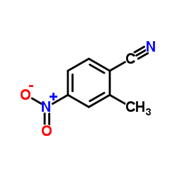 2-Methyl-4-nitrobenzonitrile structure, CAS 89001-53-6