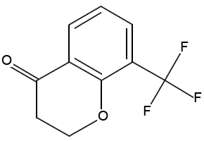 8-(Trifluoromethyl)chroman-4-one structure, CAS 890839-66-4