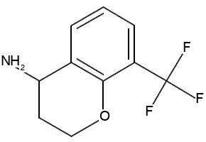 8-(Trifluoromethyl)chroman-4-amine structure, CAS 890839-70-0
