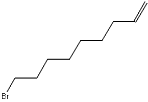 9-Bromo-1-nonene structure, CAS 89359-54-6