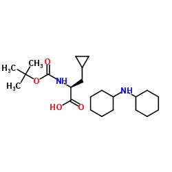 N-TBoc-b-cyclopropyl-L-alanine structure, CAS 89483-07-8