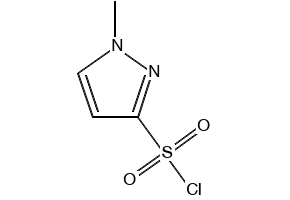 1-Methyl-1H-pyrazole-3-sulfonylchloride structure, CAS 89501-90-6