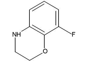 8-Fluoro-3,4,-dihydro-2H-benzo[1,4]oxazinehydrochloride structure, CAS 898832-40-1