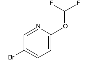 5-Bromo-2-(difluoromethoxy)pyridine structure, CAS 899452-26-7